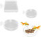 Aquarium Futternapf,Aquarium Futterschale,3 Stück Aquarium Garnelen Feeder,Fisch Garnelen Futternapf,Acryl Klar Garnelen Futternapf Tank Futternäpfe Mit Saugnapf,Futterschale Für Garnelen Im Aquarium