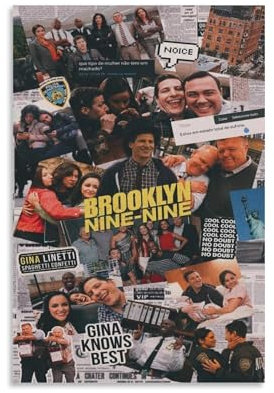 Brooklyn Nine-nine Art Group Picture Poster Dekorative Malerei Leinwand Wandkunst Wohnzimmer Poster Schlafzimmer Malerei 08x12inch(20x30cm)