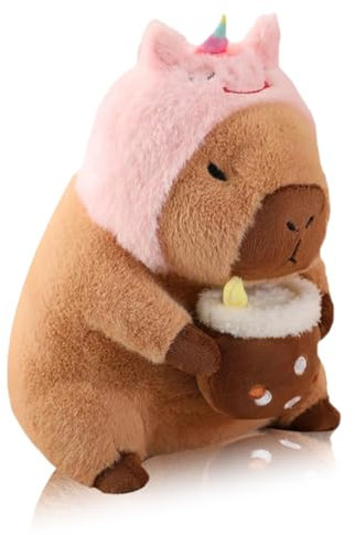LQIOACU Capybara Kuscheltier Capybara Plüschtier Toast Kuscheltier Toaster Kuscheltier Für Home Deko Kinder Geschenke(B