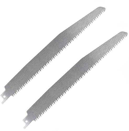 2 Stücke 9 Zoll Säbelsägeblatt Edelstahl S1122C Säbelsägeblätter for Schneiden Von Knochen Fleisch Holz Hohe Festigkeit