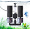 AQQA Filtro per acquario, pompa interna elettrica per acquario, 8 W, silenzioso, sommergibile, con sfere in bio-ceramica, per acquari fino a 210 l