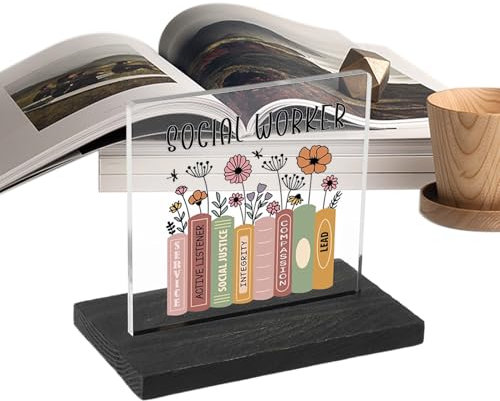 Acryl Schreibtisch Deko - Acryl Namensschild Schreibtischdekoration,Motivationsgeschenk Ideen Vatertag Geburtstag Deko Heimdekoration