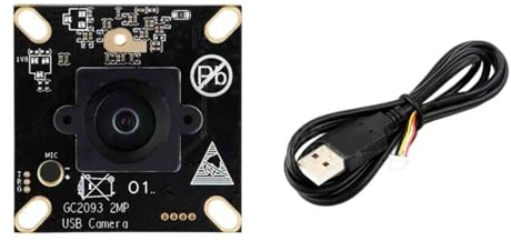 GC2093 2MP USB Camera Module Fixed Focusing Onboard Microphone Wide Dynamic Backlight Imaging USB Webcam GC2093 Sensory PC Camera For Video Conferencing
