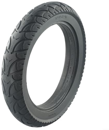 Jonikuper 12 Zoll Vollgummireifen 12 1/2 x 2 1/4 (57-203) Ersatzrad 12,5x2,125 pannensicher für Elektroroller und E-Bikes