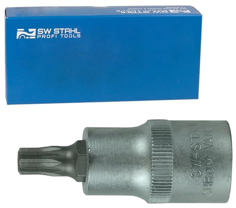 SW-Stahl Vielzahn Einsatz 1/2 Zoll - X8 Schraubendreheinsatz, 53 mm