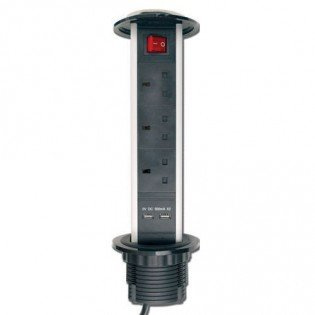 HISPEC Tower Socket with USB