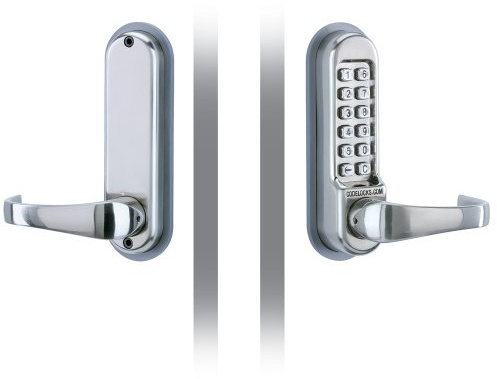 Codelocks CL505 Front and Back Plates Stainless Steel