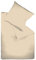 fleuresse 9200 Colours Interlock Jersey Bettwäsche aus 100% Baumwolle, Oekotex Standard 100, beige, 155 x 200 cm