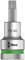 Wera 05003835001 8767 C HF TORX Embouts à douille TORX HF Zyklop à emmanchement 1/2 avec fonction de retenue, TX 45 x 60 mm, Argent/vert