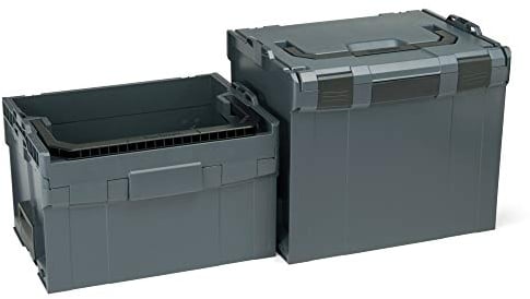 L-BOXX Sortimo Werkzeugkoffer | LT-BOXX 272 & L BOXX 374 | Sortimentskasten Kunststoff Gross | Werkzeugkoffer leer | Ideale Sortimentskoffer groß
