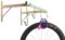 ANDRYS - Soporte de Bicicletas para Pared, Desmontable, con Anillas para candado y Capacidad para 4 plazas
