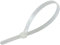 Gocableties 100 Pack of 250mm x 7.6mm Reusable Cable Ties, Heavy Duty White/Natural Releasable Cable Ties, 10 Premium Tie Wraps, Strong Nylon Zip Ties