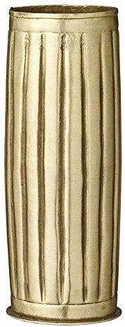 Vase Blumenvase Gefäß -Liana- antik Gold aus Messing Skandinavisch Hygge Nordic von Lene Bjerre
