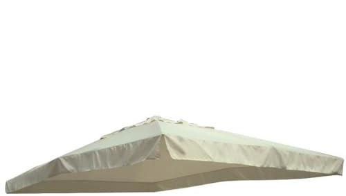 Telo di ricambio 3x4 mt in poliestere beige 270 gr con bordino per ombrellone Venìam