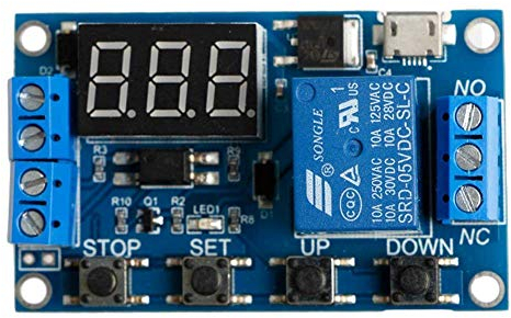 ARCELI store 6-30V Timer relè temporizzatore regolabile Modulo interruttore Tempo ritardo circuito stampato