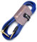 Premium Guitar Bass Lead 6.35mm 1/4 Angled Jack/Pro Noiseless Instrument Cable (Blue, 3m)