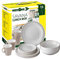 ?Brunner: Melamin-Geschirr Campinggeschirr (Antislip), 4 Personen (16 Teilig), Savana Lunch Box, Grill Und Picknick