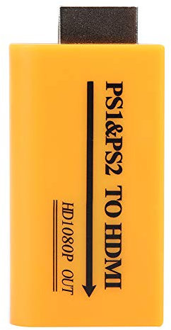 Hopcd PS2 to HDMI Video Converter, PS1/PS2 to HDMI Video Converter Adapter for PS1 /PS2, HDMI Digital Video/Audio Signal Output