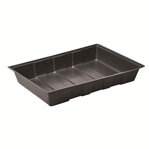 Multi-Packs Plastic Growing Trays Seed Tray Seedling Starter for Greenhouse Hydroponics Seedlings Plant Germination Durable & Reusable No Drainage Holes (10)