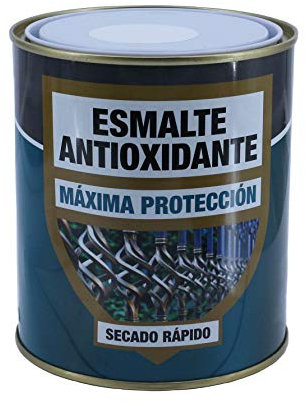 H HANSEL HOME Esmalte Antioxidante Blanco Brillo, Máxima Protección y Decoración de Superficies de Acero, Hierro, Secado Rápido (Blanco Brillo, 750 ml)