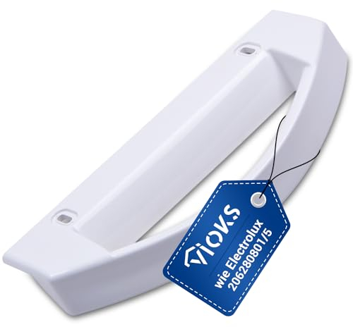 VIOKS Reemplazo de la manija del refrigerador para Electrоlux 2062808015 206280801/5 y fuente 02209047 - Manija de la puerta para congelador y refrigerador AEG Electrоlux fuente Zanker