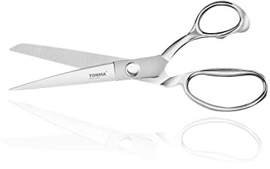 TONMA Stoffschere [Made in Japan] 25.4 cm professionelle Nähschere für Schneiderei, strapazierfähig, japanischer massiver Stahl, Schneiderschere für Leder, Schneidearbeiten, Künstler, Schneidermacher