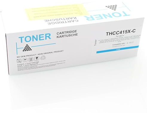ABC Kompatibler Toner für HP 415X W2031X Cyan für (MIT CHIP) Color Laserjet Pro M454 Series M454dn M454dw M455dn MFP M479 M479dw M479fdn M479fdw M479fnw M480f