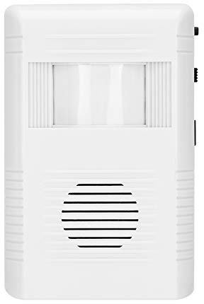 Joyzan Campanello con Sensore di Movimento, Porta d'Ingresso Negozio Cicalino Benvenuto Monitor Rileva Allarme Sicurezza Domestica Induzione Rilevatore Wireless Piccolo Ingresso Estern Casa