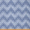 Loussiesd Exotischer Ikat Stoff von der Werft geometrisches Hexagon Thema Polsterstoff für Stühle und Heimwerkerprojekte moderner Kunststil dekorativer wasserdichter Stoff 920x150cm Indigo