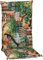 NYVI Hochlehner Auflagen Piemont 6er Set - 118x46x8 cm Dschungel - Extra Starker 8cm Sitzpolster - Gartenmöbel Auflagen mit Halteband & Bindebändern