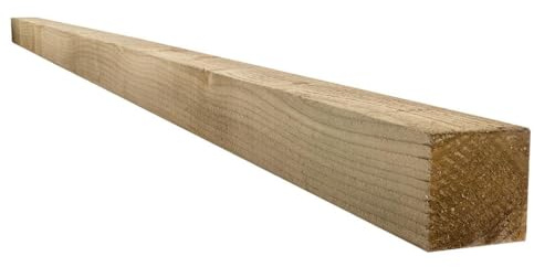 Snowdon Timber Garden Treated 3x3 Fence Post (H) 3.0m (W) 75mm 4 Pack