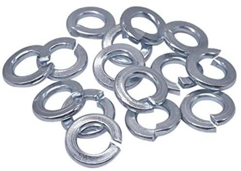 SKIR'CO (200 pezzi) Rondelle elastiche DIN127 zincate M6, rondelle metalliche, rondelle elastiche divise