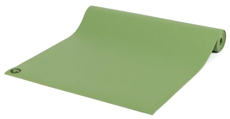 Bodhi Yogamatte Rishikesh Premium 60 | Rutschfest & Schadstofffrei | Matte für Yoga & Pilates | Antirutschmatte für deine Yogapraxis | Made in Germany | OEKO-TEX 100 | Übungsmatte | apfelgrün