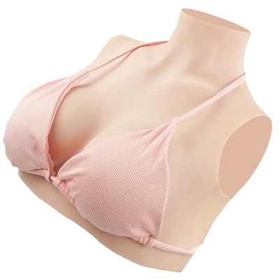 Cyomi Silicone Breast Forms Crossdressers Silicone Breastplate Realistic Breastplate for Cosplay Transgender Drag Queen Mastectomy C-G cup