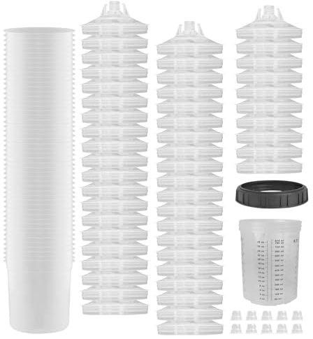 Farbmischbecher – Tragbares Farbsprühbecher-Set, waschfreies Automobil-Farbsprüh-Set, Farbsprüher, Tasseneinlagen für Autos, LKWs, SUVs