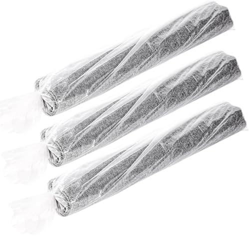 Rug Storage Bag, Pack of 3, Fit for Rolled Rug up to 9'x 12', Large Plastic Rug Bag Clear Carpet Runner Bag Perfect for Rug Storage/Moving/Packing/Shipping and Other Foldable Large Objects