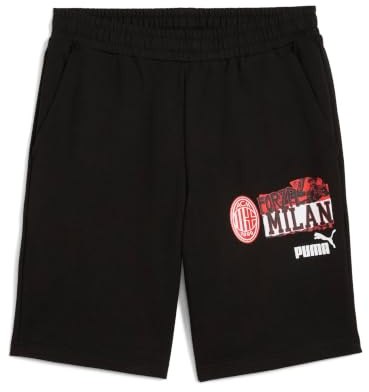 A.C. Milan - Pantaloncini ftblNRGY, Adulto, Pantaloncini da Calcio e da Allenamento, Pantaloni Sportivi, Prodotto Ufficiale, Nero
