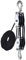 Seilzug – Mechanischer Seilzug, Block- und Angelrolle-Set, 997,9 kg Bruchfestigkeit, robuster Seilzug, 15,2 m Ratschenabzieher für Jagd, Garage, Lagerbau