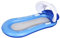 ifundom Cama Flotante Inflable con Toldo Desmontable Y Sillón Reclinable para Adultos Hamaca De Agua De PVC Ecológico para Piscinas Playas Y Lagos Azul