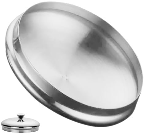 Edelstahl 304 Becherdeckel 12Cm - Wiederverwendbarer Verschlussdeckel Für Getränke, Staubdicht Und Universell Passend Für Becher Und Tassen