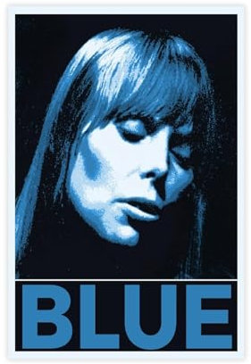 FISH DRAGATE Joni Mitchell Leinwand-Poster, Wandkunst, Dekordruck, Bild Gemälde für Wohnzimmer, Schlafzimmer, Dekoration, 30 x 45 cm