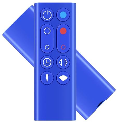 Xxtylo Genuine Remote Control for Dyson AM09 HP00 HP01 Hot+Cool Fan Air Purifier, Compatible 966538-01,966538-02,966538-04,966538-15,967197-13,967197-14, with Magnetic Function, W/O Battery, Blue