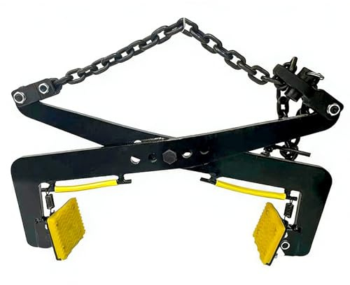 Plattenheber aus Legiertem Stahl, Steinheber mit Polyurethan Rutschfester Auflage Ausgestattet, für Bau, Frachttransport(350kg/771lb)