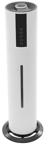 8L Humidifier with Aromatherapy Inlet & Top Filling Design, 300ml/h Mist, 360° Nozzle, for Bedroom & Office, Ultra-Quiet, White, 22 * 70cm