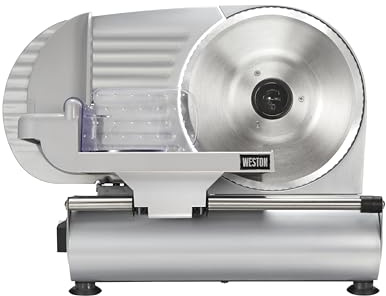 Weston Electric Deli Meat Slicer Machine For Home & Food Slicer