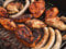 Mountain's Boston BBQ Pack - 8 x Boston Sausage - 600g, 4 x Thai Marinated Mini Chicken Breast Fillets , 4 x 4oz Beefburgers, 4 x Chilli Pork Ribeye Steaks