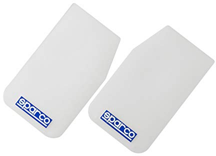 Sparco Paraspruzzi Universali Large, Set di 2 Pezzi, Bianco Sparco