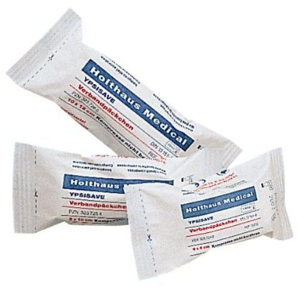 10 x Alumed® Verbandpäckchen mittel steril 8 x 10 cm
