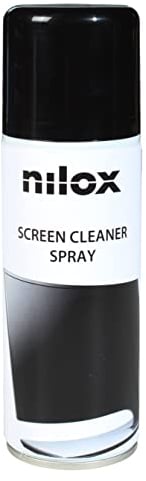 Nilox, Schiuma Attiva, Spray Pulisci Monitor, per la Pulizia Efficace e Delicata dello Schermo PC LCD e LED e Parti Ottiche, Senza Aloni nè Residui, Rimuove le Impronte