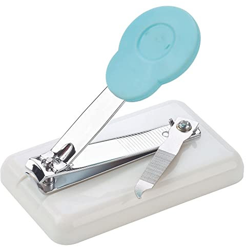 Easi-Grip Peta Table Nail Clipper PNC-3 - Mounted and Non-Slip - Plastic Base with Rubber Feet - for Anyone with Poor Hand Control, Weak Hand Strength and Tremors